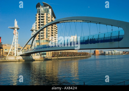 Das Lowry Centre Salford Quays Greater Manchester-England Stockfoto