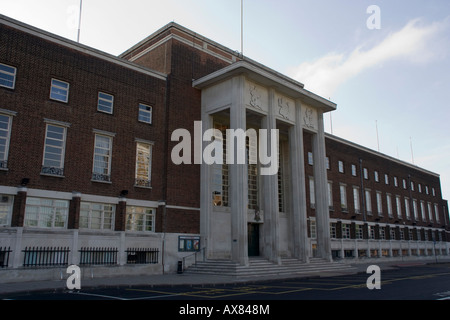 London Borough abstreifen und Dagenham bürgerliche Hauptquartier Gemeindeverwaltung London England uk gb Stockfoto