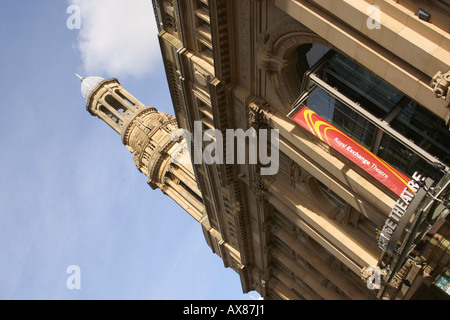 Manchester St Annes Square Royal Exchange Theatre und Einkaufszone Stockfoto