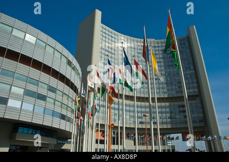 Vereinten Nationen UN-Hauptquartier in Wien Stockfoto