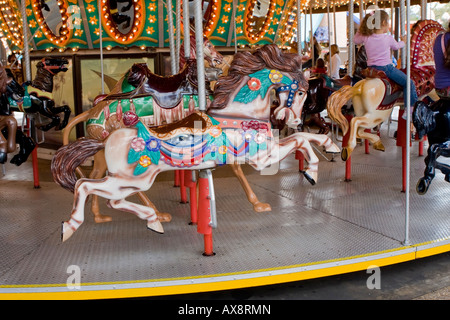 Karussell in Busch Gardens in Tampa Florida USA Fl U S Stockfoto