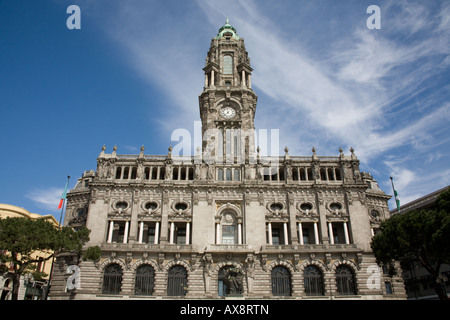 Rathaus der Stadt Porto Portugal Stockfoto