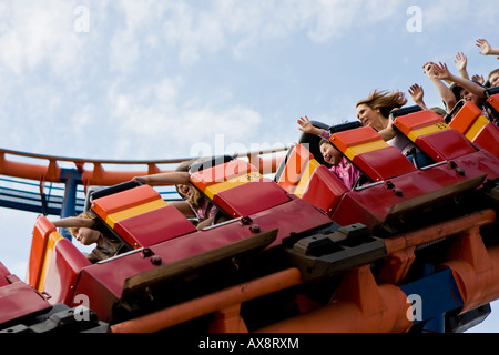 Scorpion Achterbahn zu Busch Gardens Tampa Florida USA Stockfoto