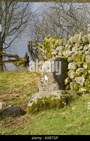 Elterwater, saisonabhängige, Cumbria, England. Stockfoto