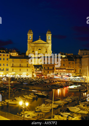 Eglise Saint Jean Baptiste, Korsika, Frankreich Stockfoto