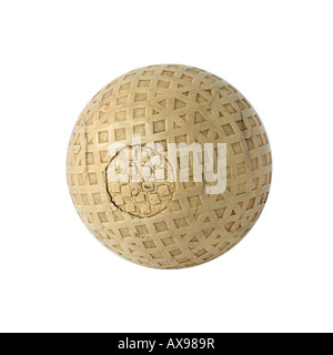 Guttie Golf Ball. Stockfoto