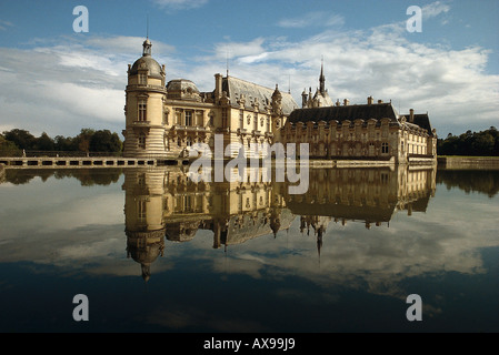 Chateau de Chantilly, Ile de France Frankreich Stockfoto