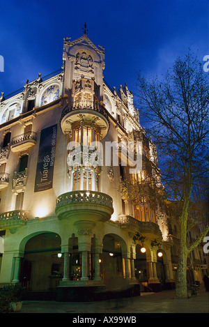 Gran Hotel, heute Ausstellung Gebäude der Stiftung La Caixa, moderne von Domenech ich Montaner, Palma De Mallorca, Mallorca, Stockfoto