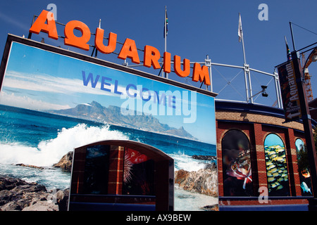 Eintritt in das Aquarium zwei Ozeane auf der V & eine Waterfront Kapstadt westlichen Kapprovinz in Südafrika Stockfoto