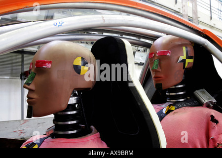 Crash Test dummies Stockfoto