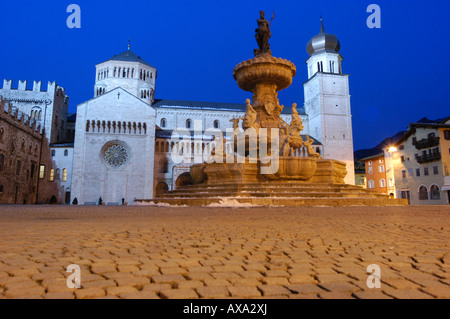 Piazza Duomo in Trient - Trentino Alto Adige Italia Stockfoto