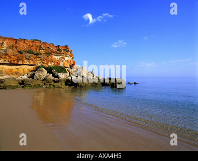 Playa Cala del Aceite B. Conil, Costa De La Luz, Provinz Cádiz Andalusien, Spanien Stockfoto