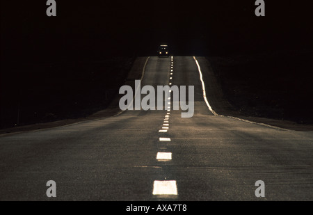 Landstraße 90 Totes Meer, Israel Stockfoto