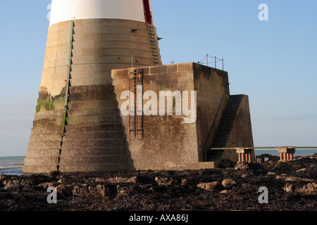 Den Fuß vom Beachy Head Leuchtturm Stockfoto