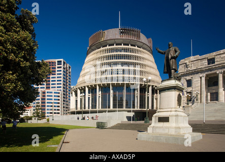 Parlamentsgebäude in Wellington Neuseeland Stockfoto