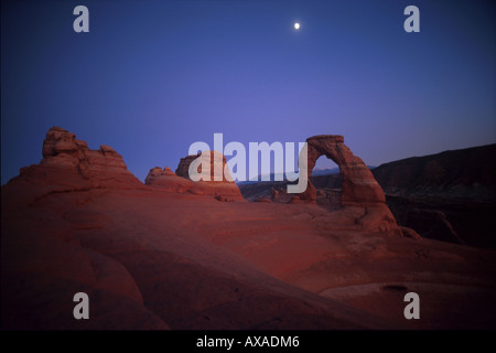 Zarte Bogen Arches NP, Utah, USA Stockfoto