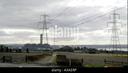 Longannet Kraftwerk ist eine große Kohle-Kraftwerk auf den oberen Firth of Forth in der Nähe von Kincardine auf Forth, Fife, Scotlan Stockfoto