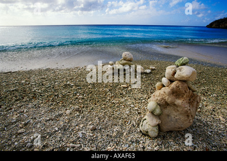 Curacao, kleinen Knip Strand Stockfoto