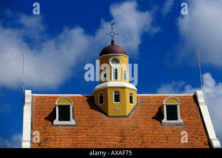 Willemstad, Curacao, Fort Kirche, 1796, älteste Kirche in Curacao Stockfoto