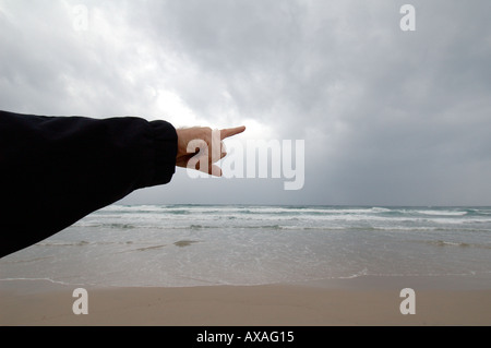 Wetterprognose Stockfoto