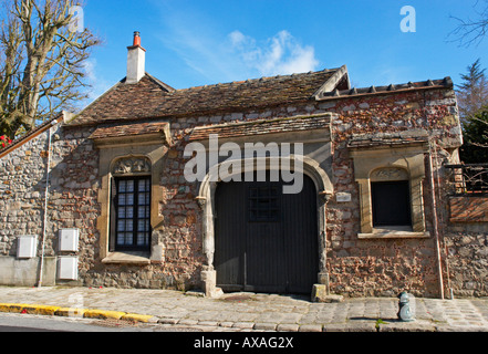 Kleines Haus in Barbizon Frankreich Stockfoto