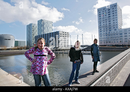 Stadt Almere wurde als die meisten hässliche Stadt in den Niederlanden denunziert. Stockfoto