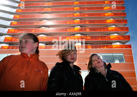 Stadt Almere wurde als die meisten hässliche Stadt in den Niederlanden denunziert. Stockfoto