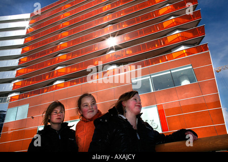 Stadt Almere wurde als die meisten hässliche Stadt in den Niederlanden denunziert. Stockfoto