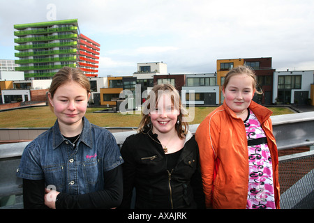 Stadt Almere wurde als die meisten hässliche Stadt in den Niederlanden denunziert. Stockfoto