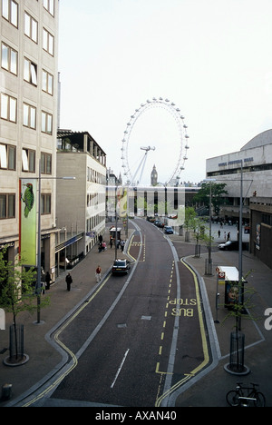 NMB74422 London Eye und Big Ben England Großbritannien Stockfoto