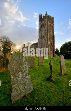 Pfarrkirche des Morchard Bischofs in der Nähe von Crediton, Devon Stockfoto