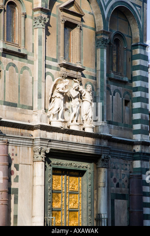 Detail aus dem Baptisterium San Giovanni Florenz Italien Stockfoto