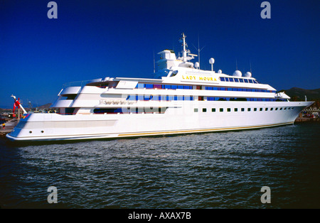 Lady Moura Yacht Kos Hafen Griechenland Stockfoto