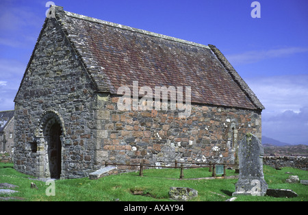 St. Oran (oder der Odran) Kapelle auf der Insel Iona, Argyll and Bute, Scotland, UK Stockfoto
