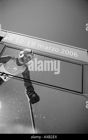 OLYMPISCHEN WINTERSPIELE IN TURIN 2006 Stockfoto