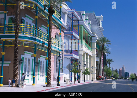 Esterior Blick auf die New Orleans Hotel &amp; Casino in Sonnenlicht, Las Vegas, Nevada, USA, Amerika Stockfoto