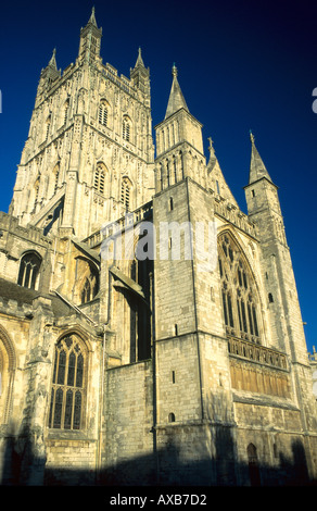 Südlichen Querschiff und Gloucester Kathedrale gotischen Stockfoto