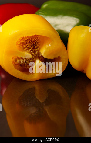 Noch immer leben Bild von frischem Paprika Stockfoto