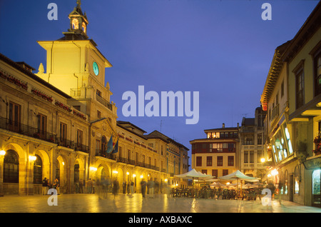 Rathaus, Plaza Del Ayuntamiento, Oviedo, Asturien, Spanien Stockfoto