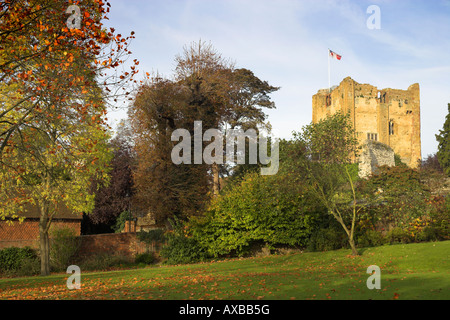 Guildford Castle von Burg erdet Guildford Surrey England Vereinigtes Königreich Großbritannien UK GB Stockfoto