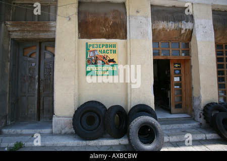 Auto Werkstatt in Sofia, Bulgarien Stockfoto