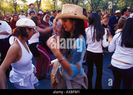 Tanzen, Central Park in NewYork, USA Stockfoto