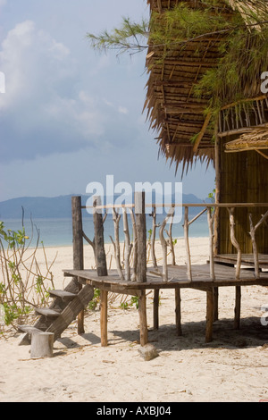 Beach bungalow Stockfoto