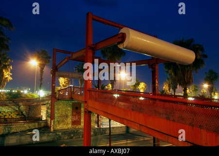 Spanien Barcelona Moll De La Fusta dock-Brücke Stockfoto