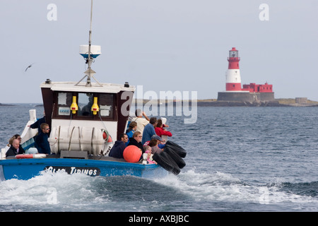 Farne Islands Fähre Stockfoto