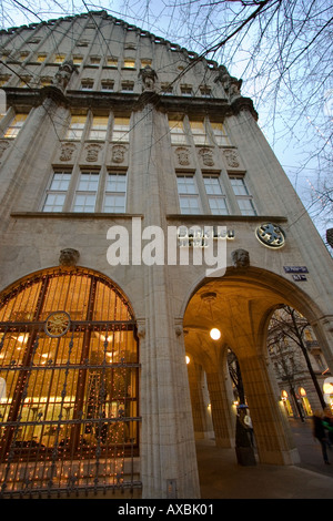 Schweiz Zürich private banking Bahnhofstrasse Bank Leu Dämmerung Stockfoto