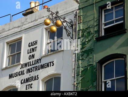 Pfandleiher Portobello Road Notting Hill London England UK Stockfoto