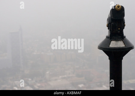 Santiago-Nebel Stockfoto