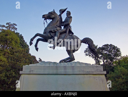 Statue von Präsident Andrew Jackson Lafayette Park Lafayette Square Washington DC USA Stockfoto