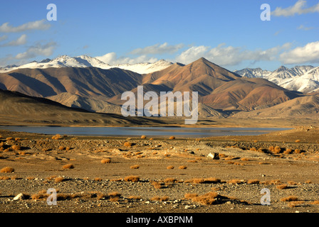 Landschaft im Pamir-Gebirge, Tadschikistan, Pamir-Gebirge, Pamir-Plateau Stockfoto